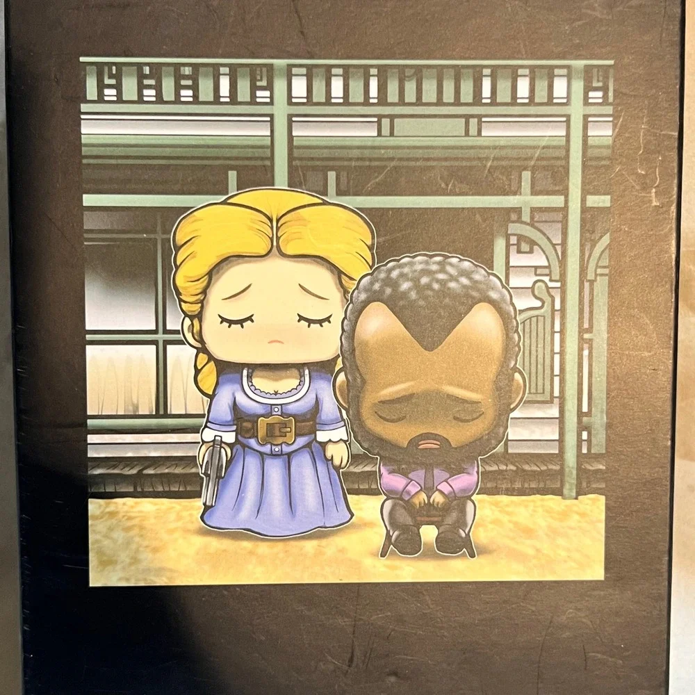 Loot Crate Westworld Dolores‎ & Arnold Figure Black SuperEmoFriends J Salvador